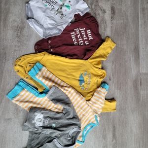 Baby Boy 5-pack Bodysuits